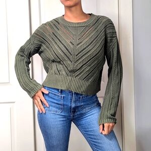 Cute Forest Green Light Sweater